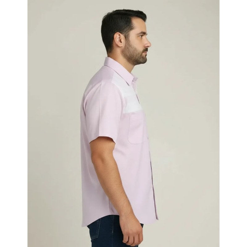Camisa Chazarilla Yale Classic Fit Manga Corta #mlpos_39 | Color: 4709-21 Rosa #color_4709-21_rosa #sku_470921ch #sku_470921g #sku_470921m #sku_470921xl #sku_4709212xl