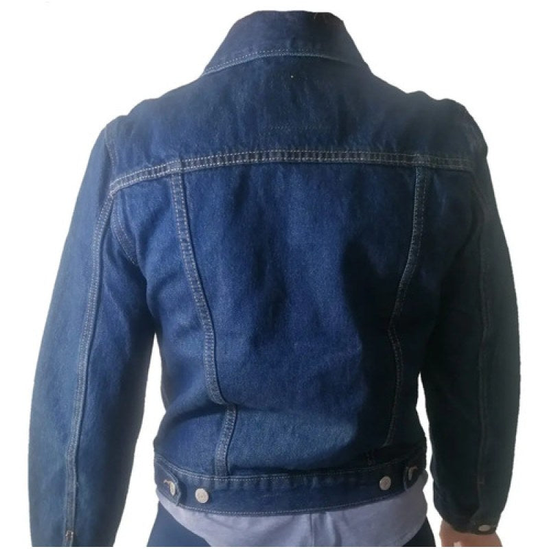 Chamarra Levis Mezclilla Clasica Vaquera Dama Original #mlpos_4 | Color: Stone 294550036 #color_stone_294550036 #sku_lvsdmchmmzc0036stnm #sku_lvsdmchmmzc0036stnxch