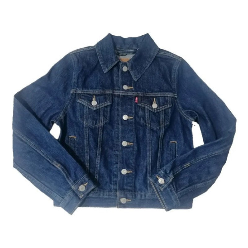 Chamarra Levis Mezclilla Clasica Vaquera Dama Original #mlpos_5 | Color: Stone 294550036 #color_stone_294550036 #sku_lvsdmchmmzc0036stnm #sku_lvsdmchmmzc0036stnxch