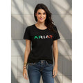 Playera Vaquera Ariat Dama Original #mlpos_1 | Color: Negro/ mexico #color_negro_mexico | Talla: XS #sku_mlm1373790312-188545786833