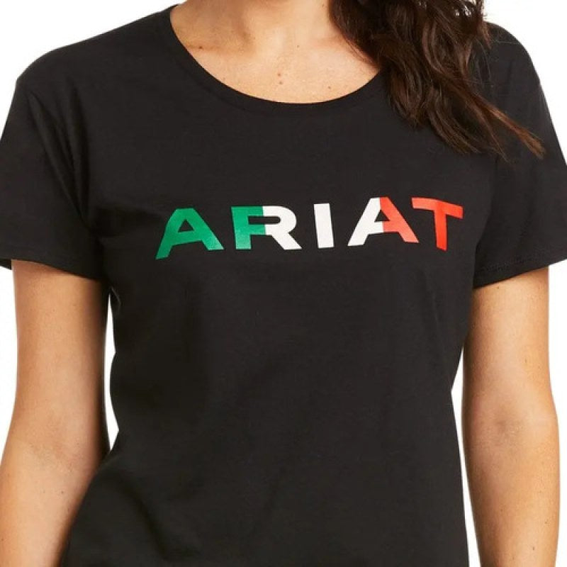 Playera Vaquera Ariat Dama Original #mlpos_2 | Color: Negro/ mexico #color_negro_mexico | Talla: XS #sku_mlm1373790312-188545786833
