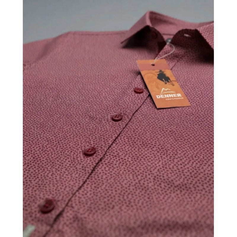 Camisa Icy Denver Clasica Casual  #mlpos_6 | Color: Rojo #color_rojo #sku_cch180ch #sku_cch180m