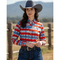Blusa Vaquera Estampada Wrangler Manga Larga #mlpos_1 | Color: Rojo 1402 #color_rojo_1402 #sku_112381402g #sku_112381402m #sku_112381402xl #sku_112381402xxl #sku_ch112381402ch