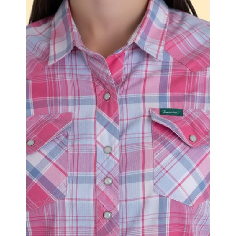 Blusa Vaquera Estampada Wrangler Manga Larga #mlpos_24 | Color: Rosa 1403 #color_rosa_1403 #sku_112381403ch #sku_112381403g #sku_112381403m