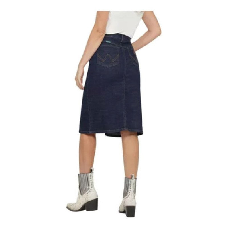 Falda Vaquera Wrangler  Azul Oscuro 112358958 7 #mlpos_2 #sku_112358958azl7