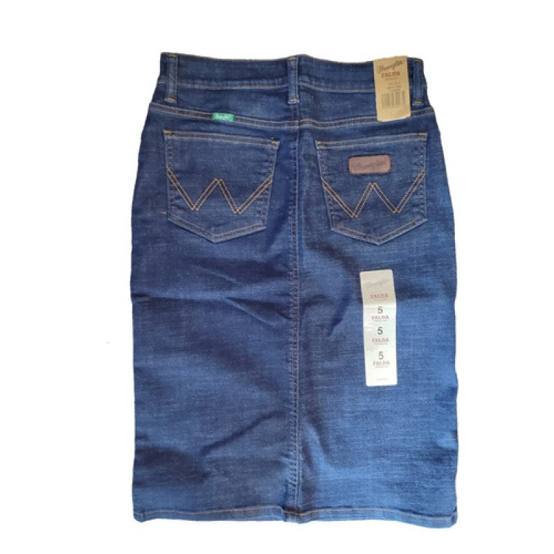Falda Vaquera Wrangler  Azul Oscuro 112358958 7 #mlpos_5 #sku_112358958azl7