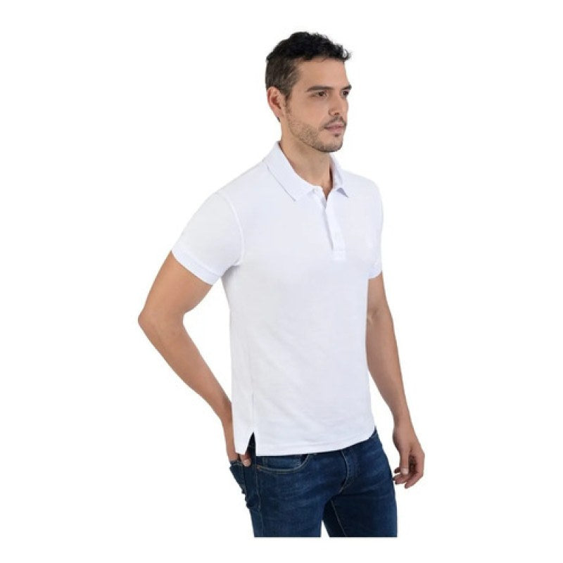 Playera Polo Básica Nowblack Para Caballero Manga Corta #mlpos_2 | Color: Blanco #color_blanco #sku_nwblckplyplbcch #sku_nwblckplyplbcxl #sku_nwblckplyplbcxxl