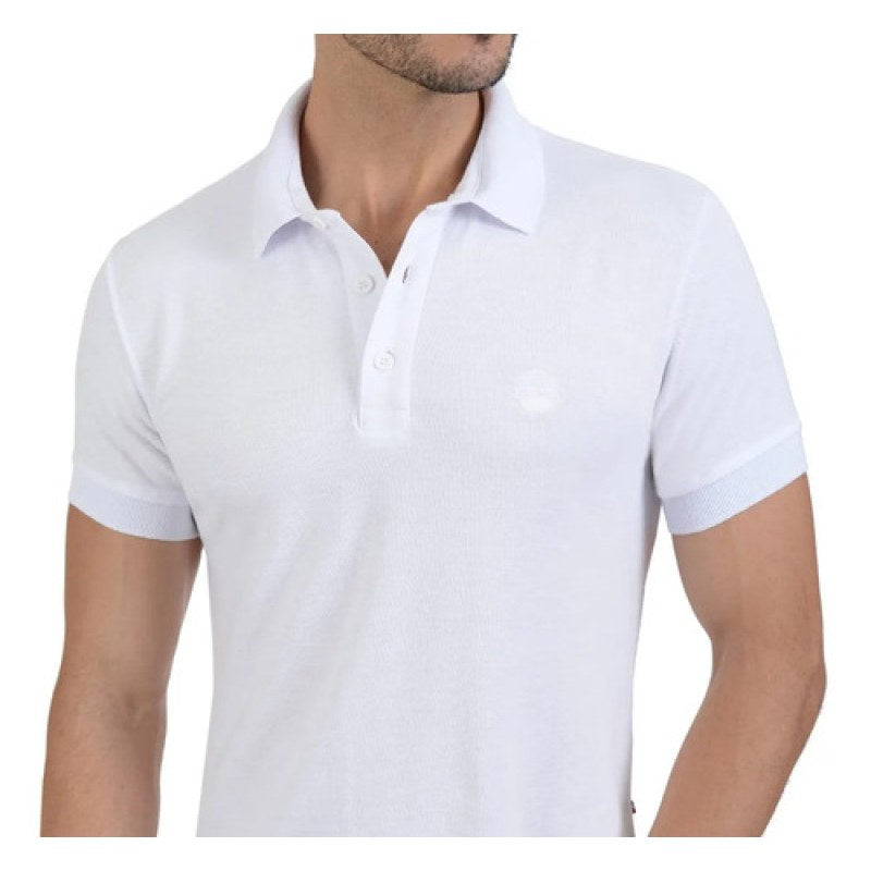 Playera Polo Básica Nowblack Para Caballero Manga Corta #mlpos_3 | Color: Blanco #color_blanco #sku_nwblckplyplbcch #sku_nwblckplyplbcxl #sku_nwblckplyplbcxxl