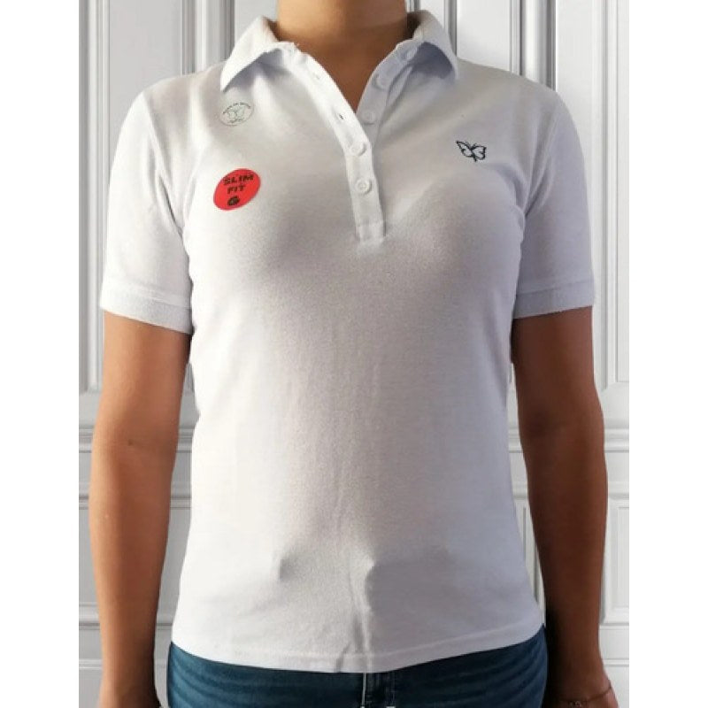 Playera Tipo Polo Dama Nowblack Uniforme Escolar #mlpos_1 | Color: Blanco #color_blanco #sku_mlm1416977698-174477196222 #sku_mlm1416977698-177987373907