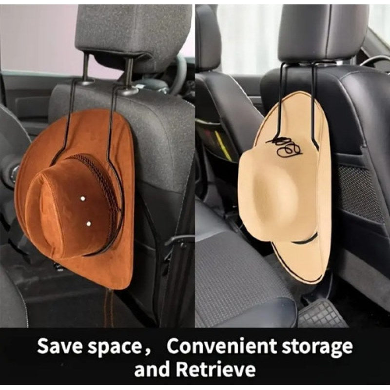Porta Para Sombrero Vaquero Metalico Negro Unitalla #mlpos_4 #sku_prsmvm
