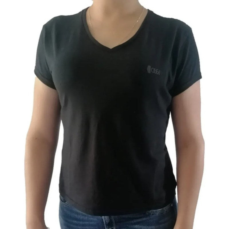 Playera Blusa Basica Oggi Dama #mlpos_2 | Color: Negro #color_negro | Talla: G #sku_mlm1430014429-174581270162