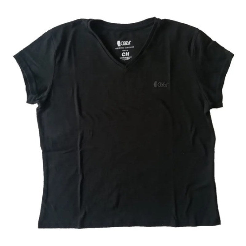 Playera Blusa Basica Oggi Dama #mlpos_3 | Color: Negro #color_negro | Talla: G #sku_mlm1430014429-174581270162