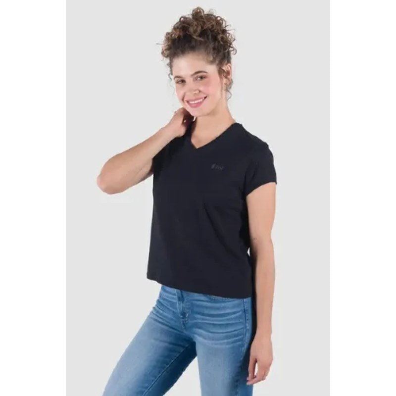 Playera Blusa Basica Oggi Dama #mlpos_4 | Color: Negro #color_negro | Talla: G #sku_mlm1430014429-174581270162