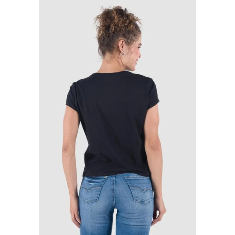Playera Blusa Basica Oggi Dama #mlpos_5 | Color: Negro #color_negro #sku_playogngg