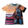 Playera Vaquera Tee 3d Cowboy Inc Caballero Naranja Ch Estampado #mlpos_1 #sku_pvt3cic