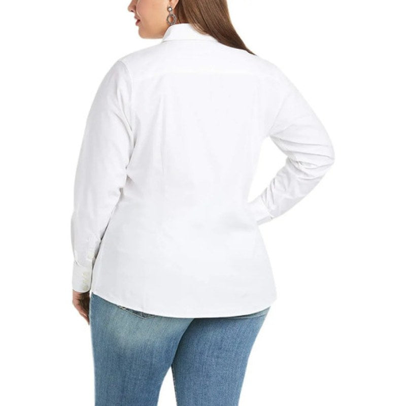 Blusa Camisa Ariat Vaquera Dama Stretch #mlpos_1 | Color: Blanco 10022065 #color_blanco_10022065 #sku_10022065bcl #sku_10022065bcm #sku_10022065bcs #sku_10022065bcxs #sku_mlm1446833065-188025605439