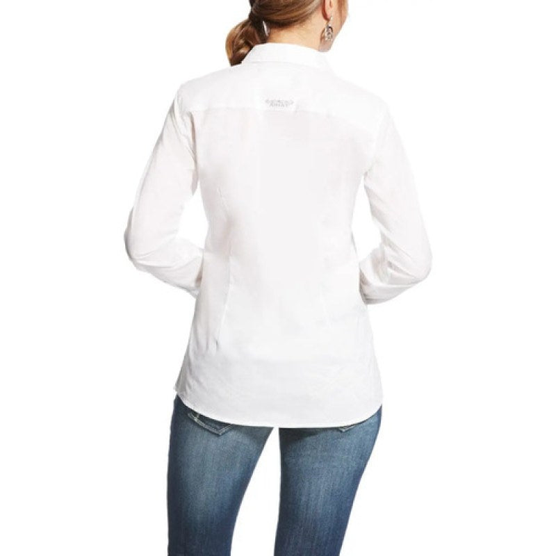 Blusa Camisa Ariat Vaquera Dama Stretch #mlpos_2 | Color: Blanco 10022065 #color_blanco_10022065 #sku_10022065bcl #sku_10022065bcm #sku_10022065bcs #sku_10022065bcxs #sku_mlm1446833065-188025605439