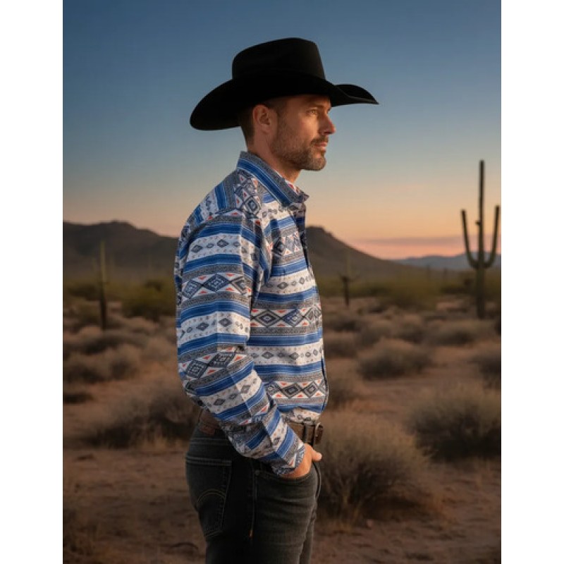 Camisa Vaquera Ariat  Relentless Performance Stretch #mlpos_14 | Color: Rey 2355 #color_rey_2355 #sku_10052355azls #sku_10052355azlxl