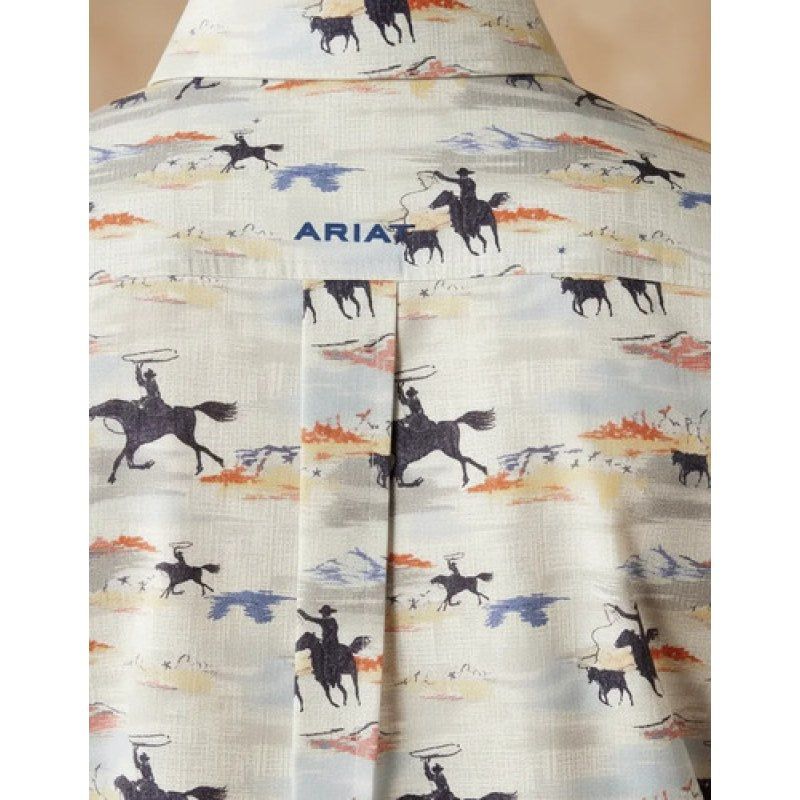 Camisa Vaquera Ariat  Relentless Performance Stretch #mlpos_20 | Color: Cielo 2357 #color_cielo_2357 #sku_10052357cielos #sku_10052357cieloxl