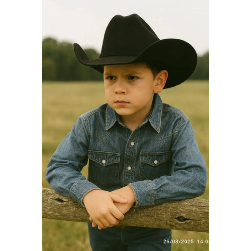 Sombrero Vaquero Texana Para Niño Larry Men Hats #mlpos_3 | Color: Negro #color_negro #sku_mlm1457060060-187319838361 #sku_mlm1457060060-187319838363 #sku_mlm1457060060-187319838365 #sku_mlm1457060060-187319838367
