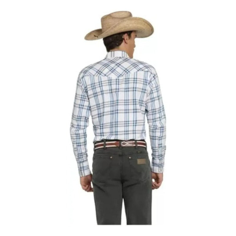 Camisa Wrangler Painted Desert Caballero Cowboy Vaquera #mlpos_14 | Color: Blanco 6443 #color_blanco_6443 | Talla: L #sku_112366443bncl