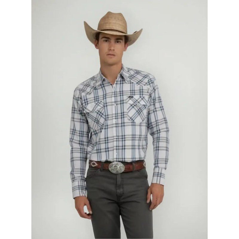 Camisa Wrangler Painted Desert Caballero Cowboy Vaquera #mlpos_15 | Color: Blanco 6443 #color_blanco_6443 | Talla: L #sku_112366443bncl
