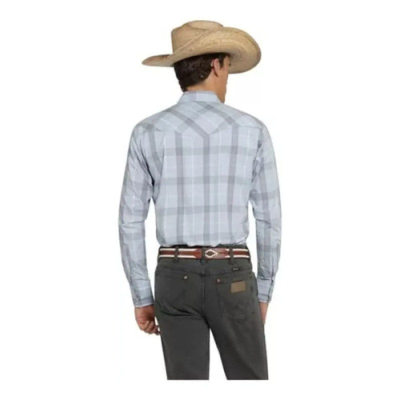 Camisa Wrangler Painted Desert Caballero Cowboy Vaquera #mlpos_19 | Color: Cielo 6517 #color_cielo_6517 #sku_112366517cielos #sku_mlm1467280630-194936730323
