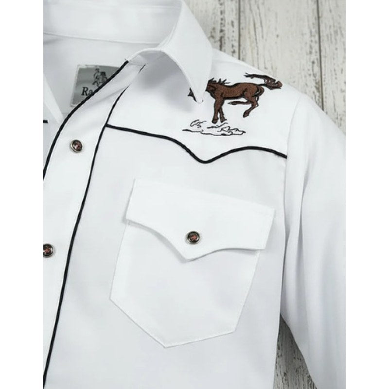 Camisa Charra Vaquera Rangers Niño #mlpos_14 | Color: Blanco 022N01 #color_blanco_022n01 #sku_022n0114 #sku_022n0116 #sku_022n016