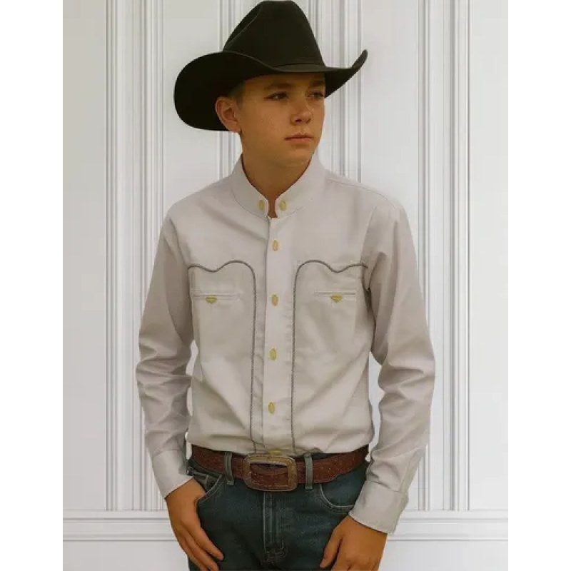 Camisa Charra Vaquera Rangers Niño #mlpos_16 | Color: Blanco 006NO01 #color_blanco_006no01 #sku_006no0116