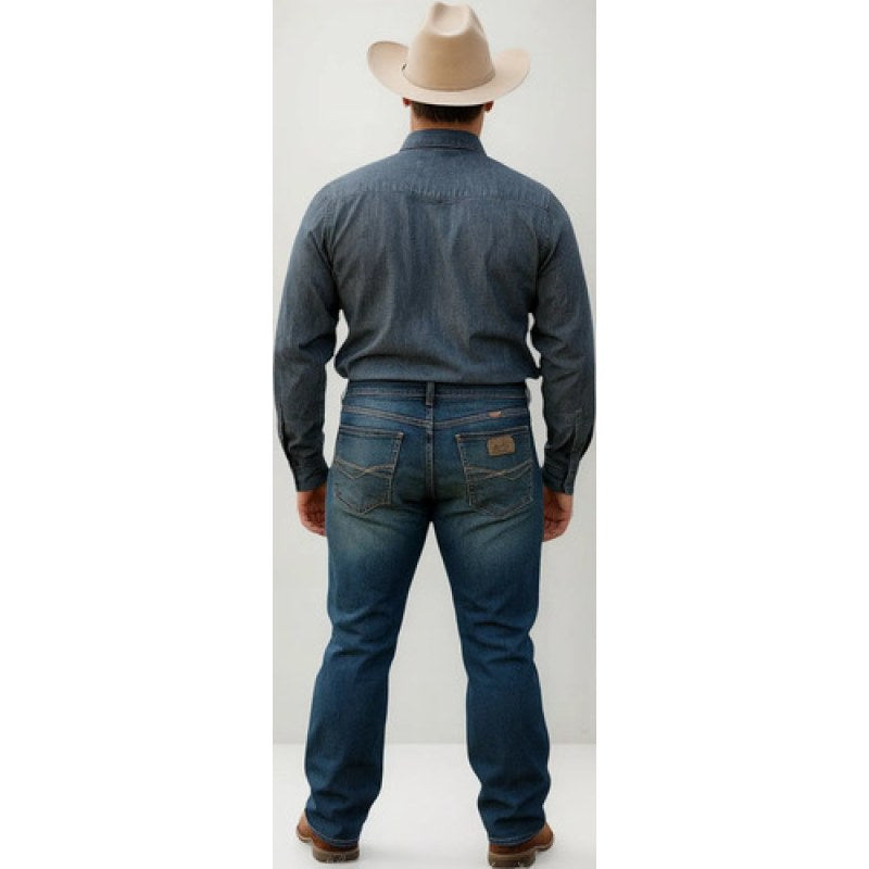 Pantalon Vaquero 20x Slim Straight Wrangler Cowboy Cut 4222 33x32 #mlpos_2 #sku_wr4223332