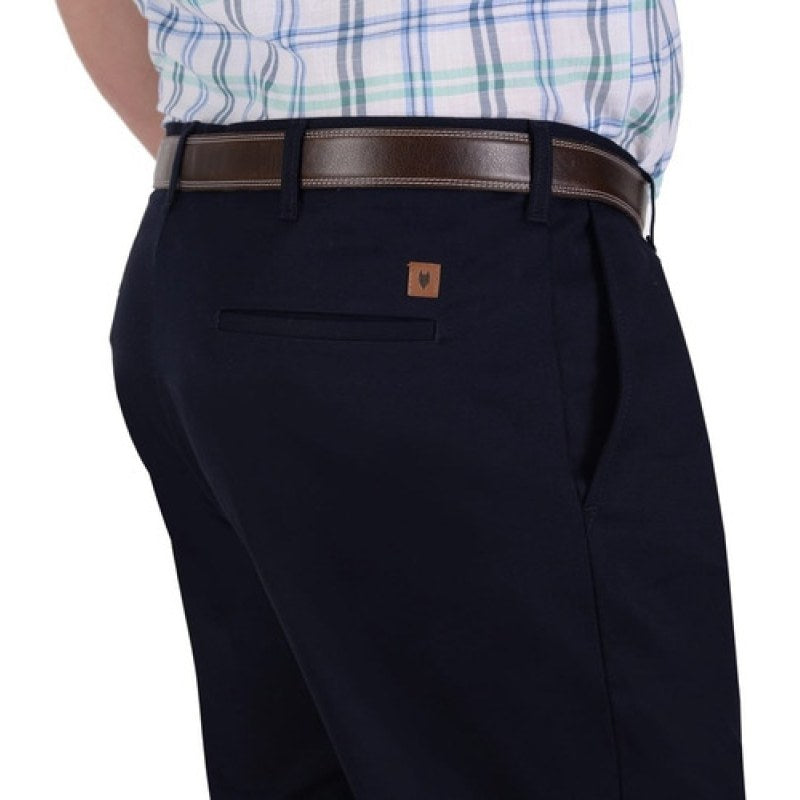 Pantalon Yale Casual Gabardina Tallas Extras #mlpos_4 | Color: Azul marino 0552-19 #color_azul_marino_0552-19 #sku_100505521942 #sku_100505521944 #sku_100505521946 #sku_100505521948 #sku_100505521950