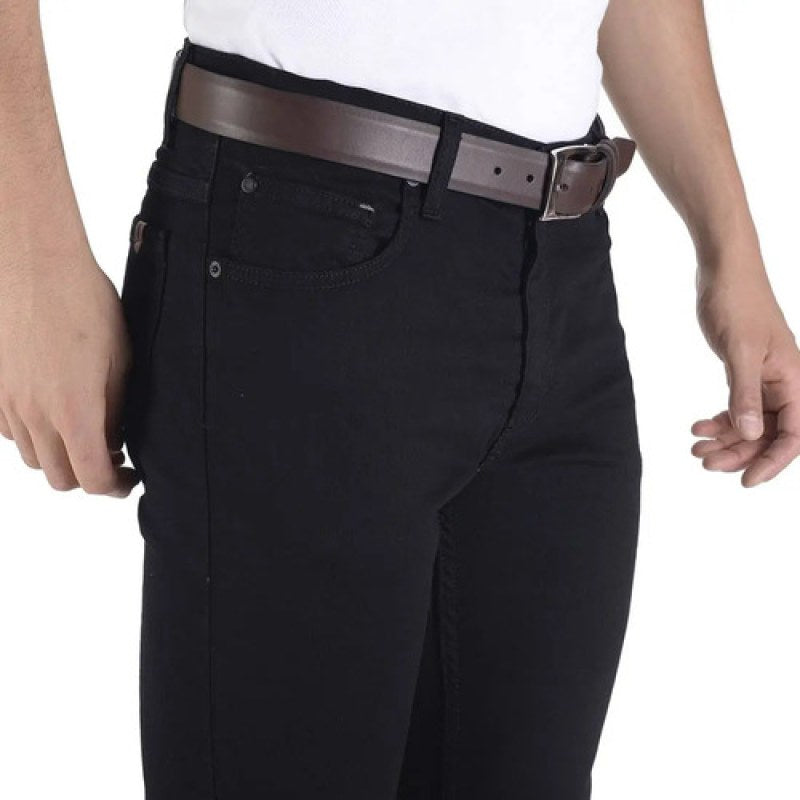 Pantalon Yale Mezclilla Strech Tallas Extras #mlpos_7 | Color: Negro #color_negro #sku_1004081909ng40 #sku_1004081909ng42 #sku_1004081909ng44 #sku_1004081909ng46 #sku_1004081909ng48 #sku_1004081909ng50