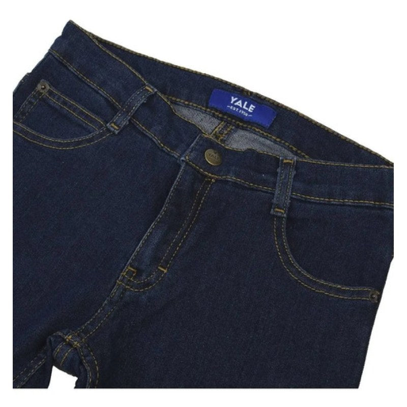 Pantalon Jean Yale Vaquero Niño Boot Cut Mezclilla Stone 0849-18 4 #mlpos_4 #sku_ylmzcnstn4