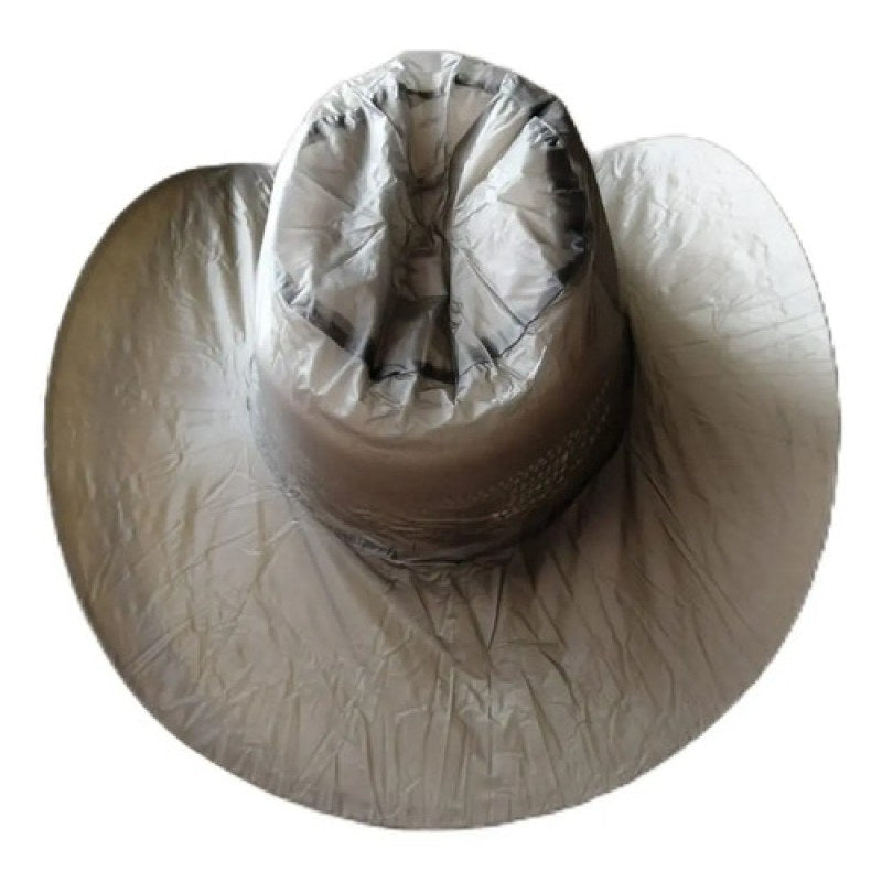 Forro Cubre Sombrero Texana Proctector #mlpos_2 | Color: Gris #color_gris | Talla: 16 #sku_mlm1520543627-175385240644