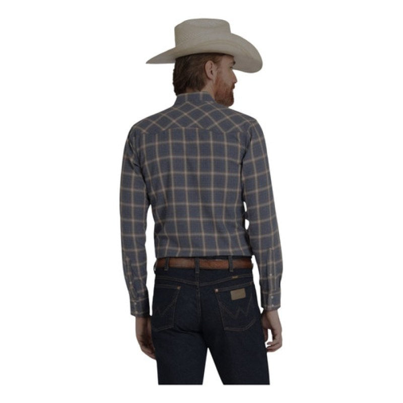 Camisa Wrangler Franela Vaquera Painted Desert #mlpos_8 | Color: Marino 3503 #color_marino_3503 #sku_franelamneg #sku_franelamng