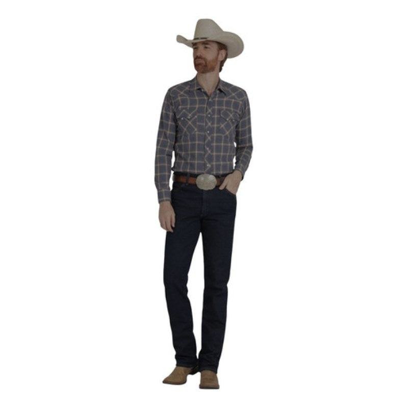 Camisa Wrangler Franela Vaquera Painted Desert #mlpos_9 | Color: Marino 3503 #color_marino_3503 #sku_franelamneg #sku_franelamng