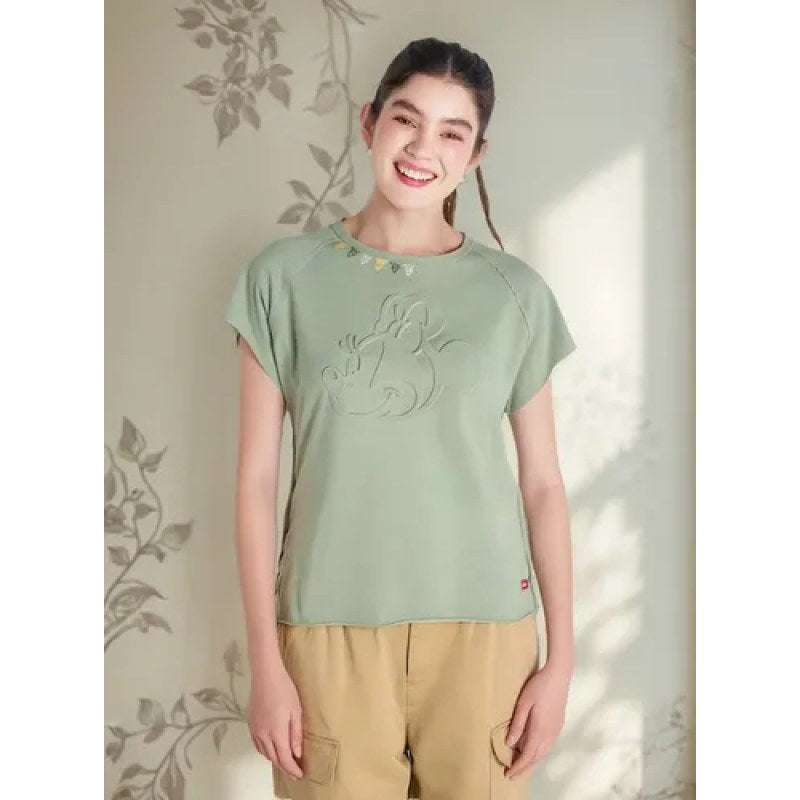 Playera Dama Oggi Disney Mickey #mlpos_6 | Color: Olivo #color_olivo #sku_d2242407g #sku_d2242407xl #sku_mlm1535755786-202155839113