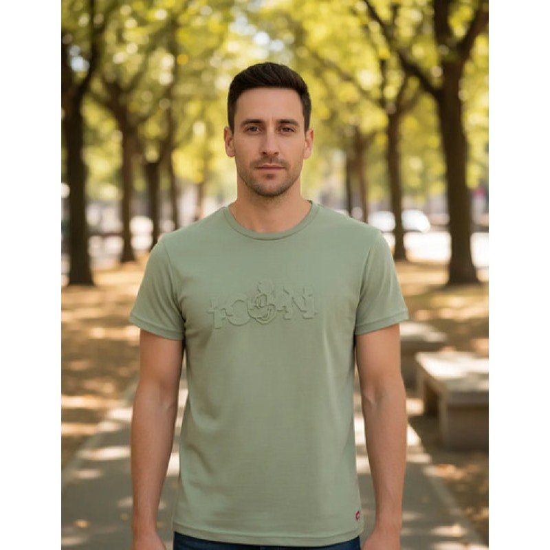 Playera Oggi Disney Mickey Hombre Adulto #mlpos_1 | Color: Verde #color_verde #sku_d2241407g #sku_d2241407m