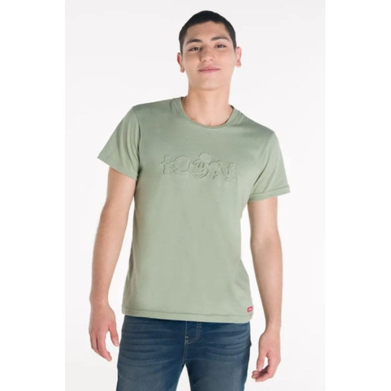 Playera Oggi Disney Mickey Hombre Adulto #mlpos_3 | Color: Verde #color_verde #sku_d2241407g #sku_d2241407m