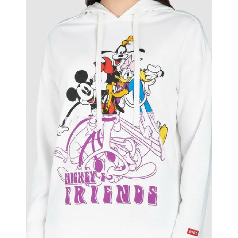 Sudadera Hoodie Dama Oggi Disney Minnie #mlpos_3 | Color: Hueso #color_hueso #sku_disnsudhg #sku_disnsudhm #sku_disnsudhxl