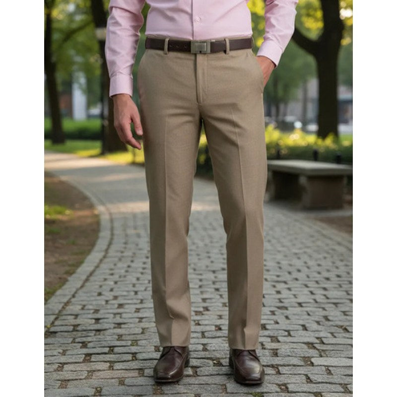 Pantalon De Vestir Tallas Extras Sansabelt Cintura Ajustable #mlpos_10 | Color: Beige #color_beige #sku_15a01617686240 #sku_15a01617686242 #sku_15a01617686244 #sku_15a01617686246