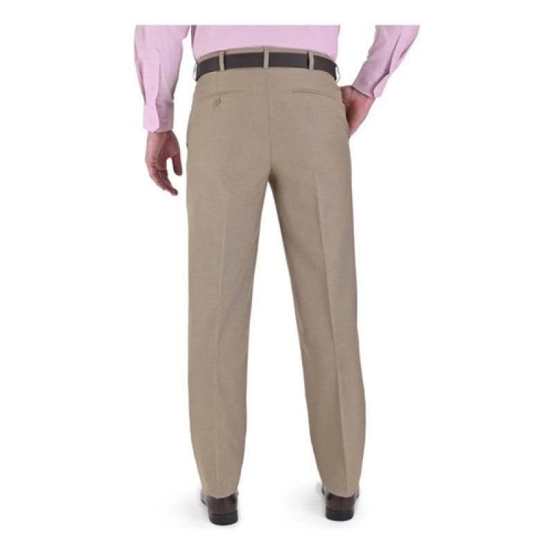 Pantalon De Vestir Tallas Extras Sansabelt Cintura Ajustable #mlpos_12 | Color: Beige #color_beige #sku_15a01617686240 #sku_15a01617686242 #sku_15a01617686244 #sku_15a01617686246