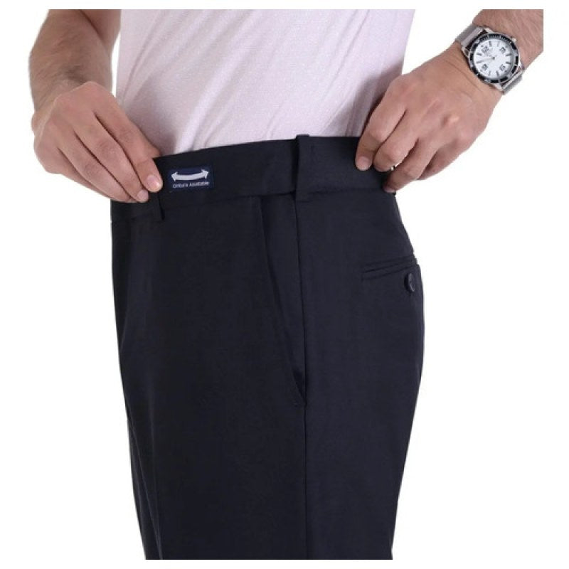 Pantalon De Vestir Tallas Extras Sansabelt Cintura Ajustable #mlpos_2 | Color: Marino #color_marino #sku_15a01617681940 #sku_15a01617681942 #sku_15a01617681944 #sku_15a01617681946