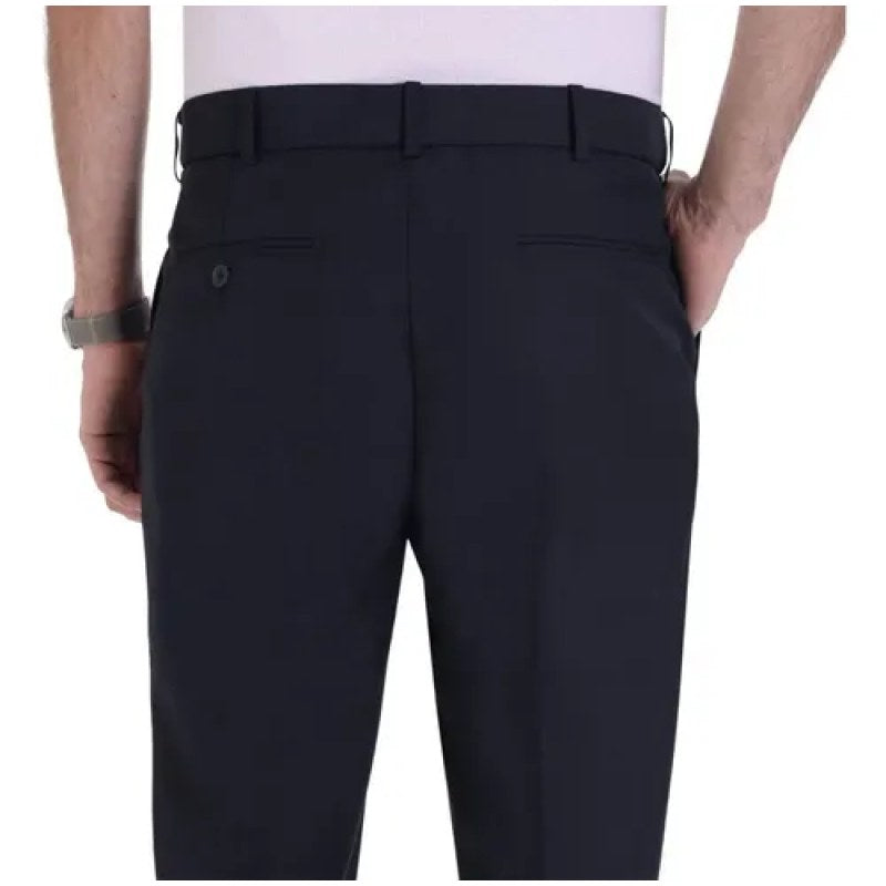 Pantalon De Vestir Tallas Extras Sansabelt Cintura Ajustable #mlpos_4 | Color: Marino #color_marino #sku_15a01617681940 #sku_15a01617681942 #sku_15a01617681944 #sku_15a01617681946