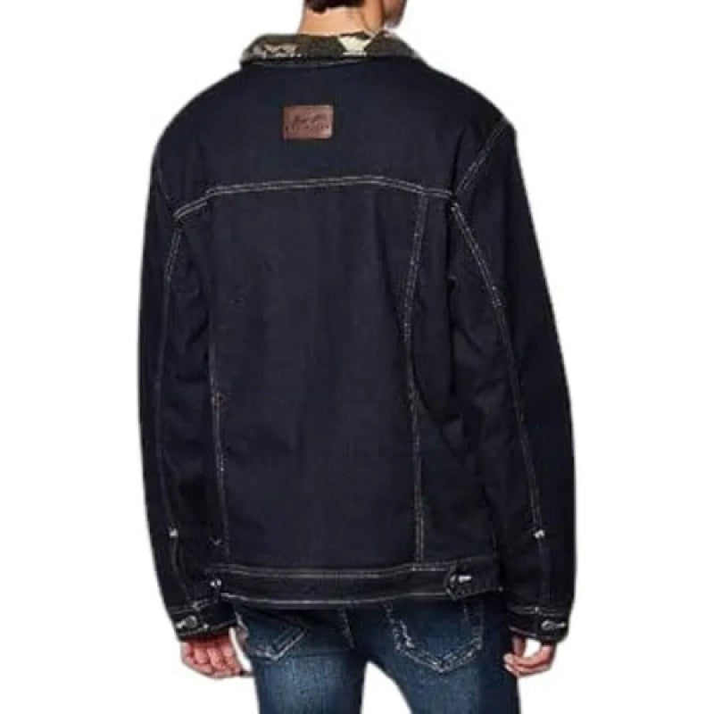 Chamarra Wrangler Mezclilla Con Borrega Caballero Indigo 112352282 G #mlpos_2 #sku_112352282indg