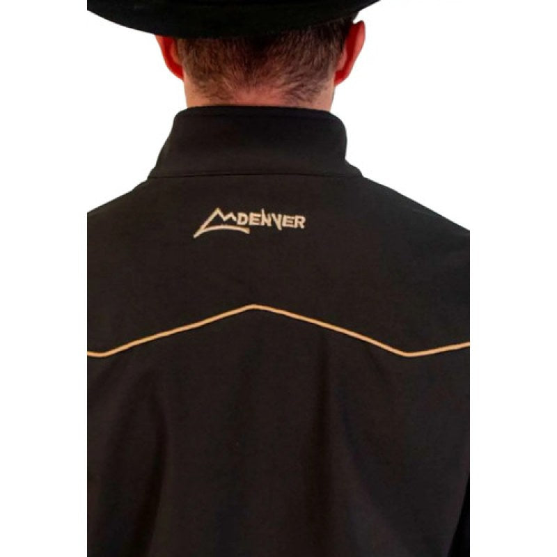 Chamarra Icy Denver Vaquera Spandex Caballero #mlpos_19 | Color: Negro #color_negro | Talla: M #sku_mlm1602502511-192828021607