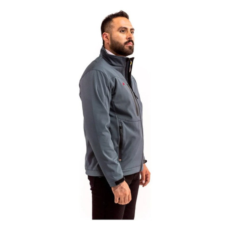 Chamarra Icy Denver Vaquera Spandex Caballero #mlpos_2 | Color: Gris #color_gris | Talla: XL #sku_jk95me7xl