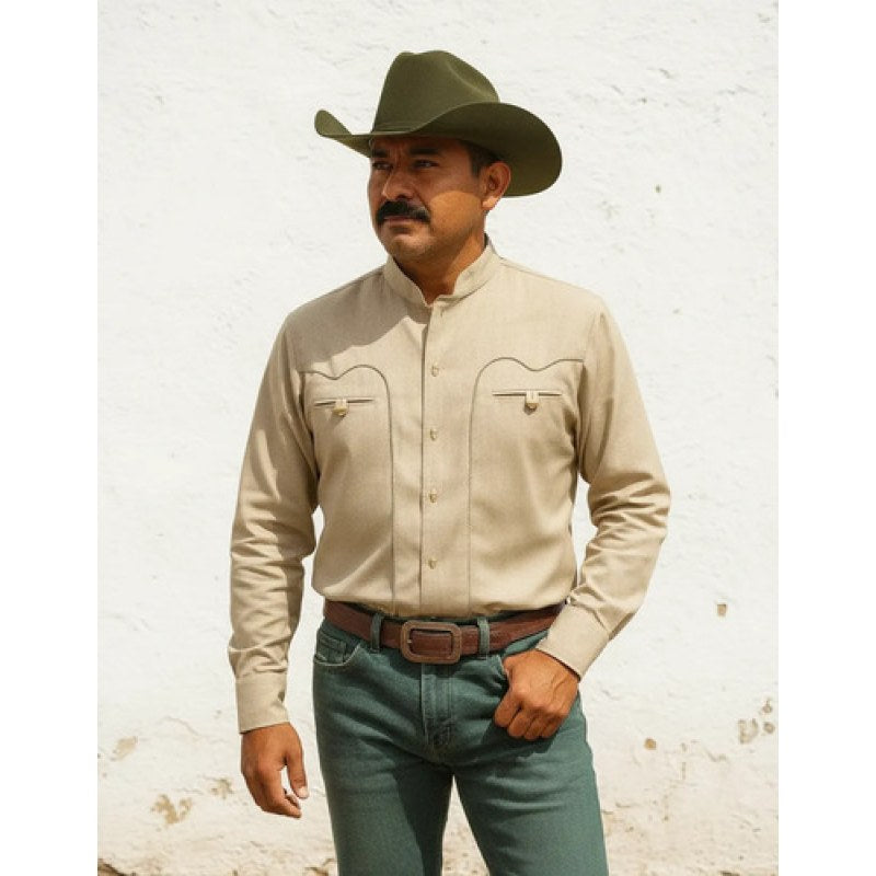 Camisa Charra Vaquera Rangers Caballero #mlpos_20 | Color: Hueso 032 #color_hueso_032 | Talla: S #sku_mlm1647864112-196810242073 #sku_mlm1647864112-196810242075 #sku_mlm1647864112-196810242077