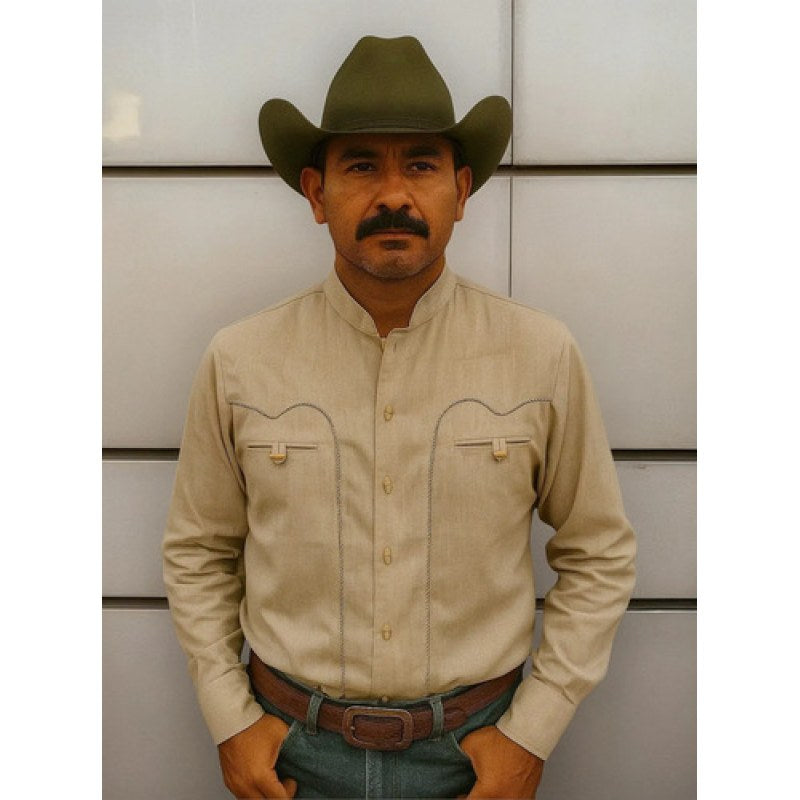 Camisa Charra Vaquera Rangers Caballero #mlpos_24 | Color: Hueso 032 #color_hueso_032 #sku_032ca01hl #sku_032ca01hm #sku_032ca01hs