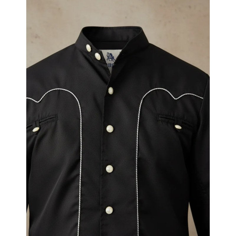Camisa Charra Vaquera Rangers Caballero #mlpos_4 | Color: Negro 032 #color_negro_032 #sku_032ca01ngxl #sku_mlm1647864112-196810229789